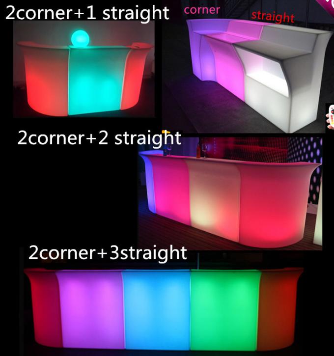 Le compteur droit populaire de barre de LED imperméabilisent 16 couleurs changeant pour la location de partie
