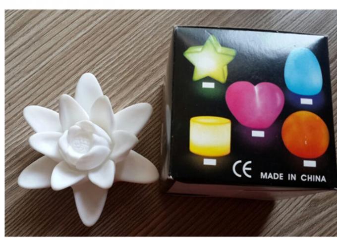 7 couleurs se fanent lampe de Tableau de fleur de LED Lotus imperméable avec OUTRE DE/bouton ON