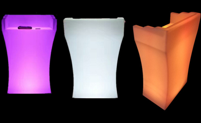 Couleurs adaptées aux besoins du client de réception de l'impression LED de logo changeant pour l'exposition de nuit