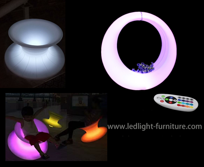 Les couleurs de RVB 16 changeant la LED s'allument balance antichoc pour le jeu d'adulte et d'enfants