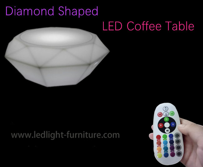 La preuve élégante de temps de Tableau de cocktail de la conception LED de diamant avec détendent la lumière molle
