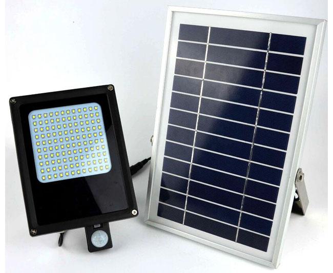 120 lumières d'inondation solaires rechargeables de capteur de mouvement de LED économiseuses d'énergie pour la rue