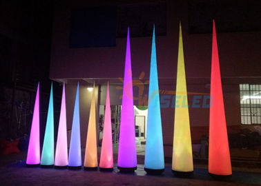 Chine Le cône matériel d'air de PVC LED/cône gonflable de LED s'allume avec la lampe de ventilateur fournisseur