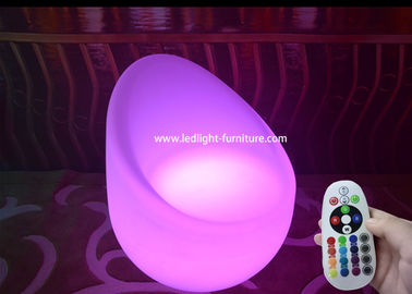 Chine L'oeuf a formé la chaise de barre de LED/d'intérieur élégants allument des chaises avec 16 couleurs fournisseur