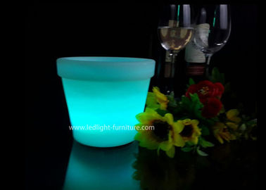 Chine Mini pots de fleur en plastique colorés de RVB LED pour la décoration de Tableau/jardin fournisseur