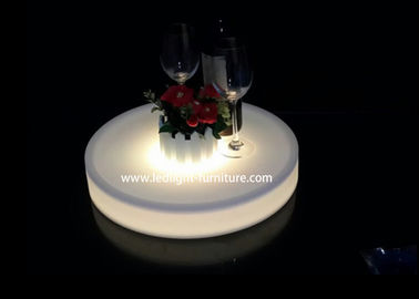 Chine Couleurs servantes rondes de plateaux lumineuses par LED variables avec la poignée portative fournisseur