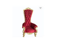 Chine Chaises décoratives de location de trône de haute de dos de meubles de luxe de mariage/princesse royale Chair société