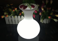 Chine Pots de fleur rechargeables du vase LED à éclairage pour le service de Tableau, changement de 16 couleurs société