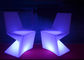 Meubles en forme de diamant de lumière du salon LED, chaises menées et Tableaux pour la barre fournisseur