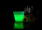 Mini pots de fleur en plastique colorés de RVB LED pour la décoration de Tableau/jardin fournisseur