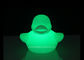 Lumière en caoutchouc en plastique de nuit de canard du jouet animal drôle LED ambiante et économiseuse d'énergie fournisseur