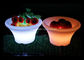 Refroidisseur décoratif de partie de seau à glace de LED pour le fruit, seau à glace lumineux  fournisseur