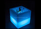 Refroidisseur rechargeable de seau à glace de la lumière 40cm de cube en polyéthylène LED pour l'affichage de bouteille fournisseur