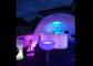 16 couleurs changeant la tente gonflable d'igloo de LED pour l'événement/affaires de partie montrent fournisseur