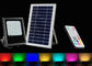 couleurs de 6W RVB changeant les lumières d'inondation solaires de sécurité avec à télécommande fournisseur