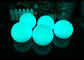Lumières allumées de boule de Noël LED, durée de vie de flottement de boules de piscine de LED longue fournisseur