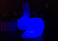 Lumière de nuit de LED formée par lapin mignon, changement de couleurs blanc de la lampe 16 de lapin fournisseur