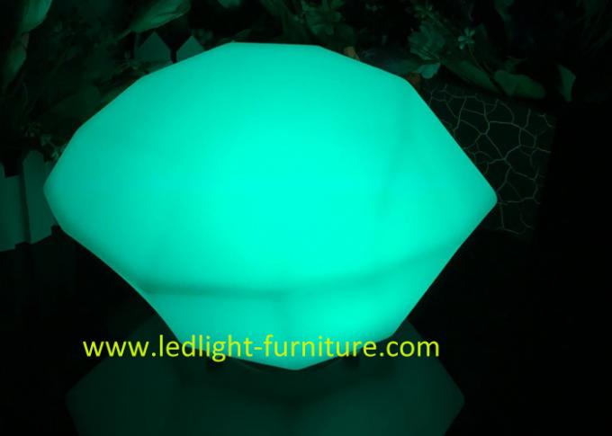 La pierre légère changeante de nuit de couleur mignonne de puissance de batterie de LED a formé/en forme de diamant