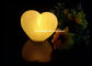 Lampe de table en forme de coeur romantique avec des couleurs multi changeant le contrôleur fournisseur