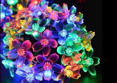 Chine La ficelle extérieure actionnée solaire de fleur imperméable allume 30 LED/50 lampes de LED usine